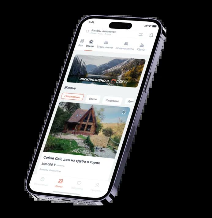 Платформа Pana App на смартфоне